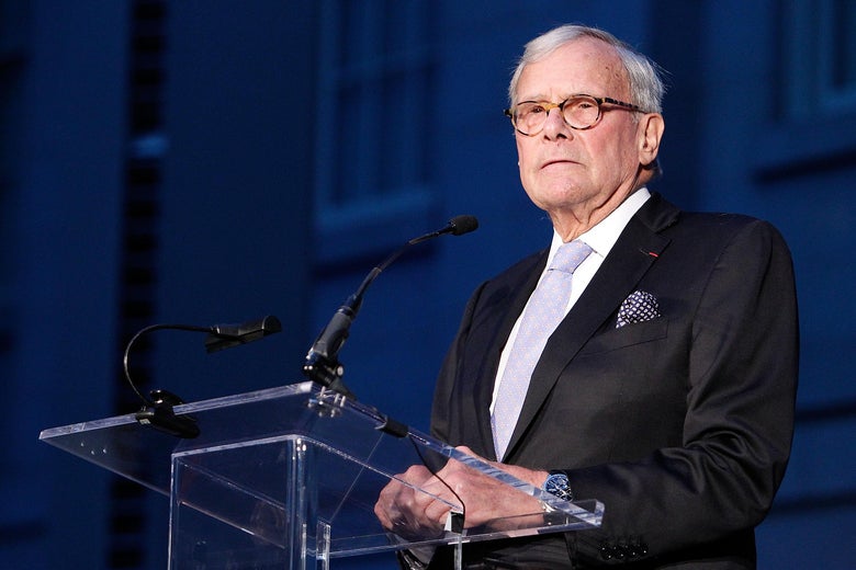 Tom Brokaw, NBC anchor and author, speaks at the American Visionary: John F. Kennedy's Life and Times debut gala at Smithsonian American Art Museum on May 2, 2017 in Washington, D.C.